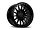 Relations Race Wheels RR7-H Flow Form Gloss Black 6-Lug Wheel; 17x8.5; -12mm Offset (14-18 Silverado 1500)
