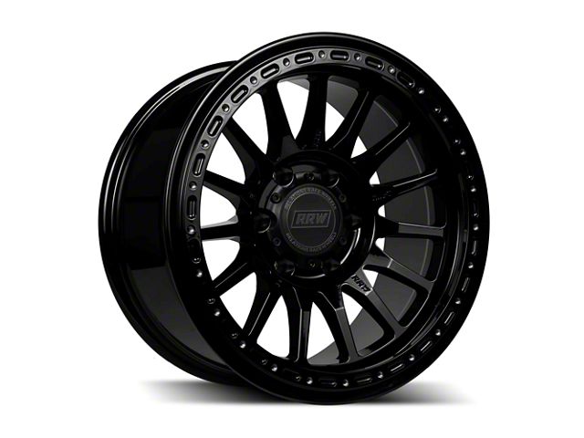 Relations Race Wheels RR7-H Flow Form Gloss Black 6-Lug Wheel; 17x8.5; -12mm Offset (15-20 Yukon)