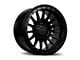 Relations Race Wheels RR7-H Flow Form Gloss Black 6-Lug Wheel; 17x8.5; -12mm Offset (99-06 Sierra 1500)