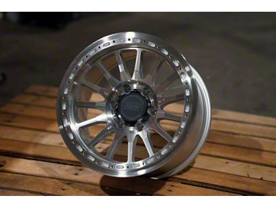 Relations Race Wheels RR7-H Flow Form Brushed Aluminum 6-Lug Wheel; 17x8.5; -12mm Offset (19-23 Ranger)