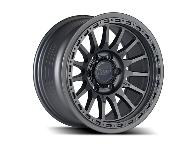 Relations Race Wheels RR7-H Flow Form Matte Gunmetal 6-Lug Wheel; 17x8.5; -12mm Offset (19-23 Ranger)