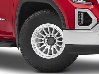 Relations Race Wheels RR7-H Flow Form Brushed Aluminum 6-Lug Wheel; 17x8.5; -25mm Offset (19-25 Sierra 1500)