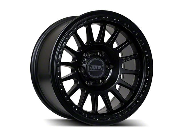 Relations Race Wheels RR6-H Matte Black 6-Lug Wheel; 17x8.5; 0mm Offset (21-24 Tahoe)