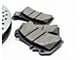 Rockies Series Semi-Metallic Brake Pads; Rear Pair (11-17 Silverado 2500 HD)