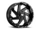 REV Wheels Off Road 895 Series Gloss Black 6-Lug Wheel; 20x9; -12mm Offset (07-13 Sierra 1500)