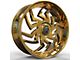 Revenge Luxury Wheels RL-107 Big Floater Gold 6-Lug Wheel; 24x9; 25mm Offset (14-18 Sierra 1500)