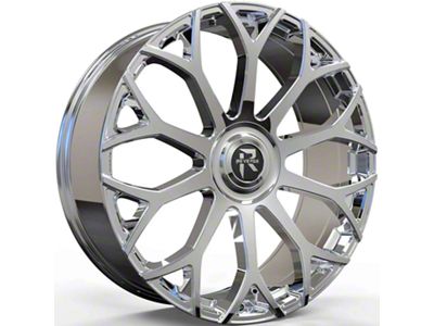 Revenge Luxury Wheels RL-105 Big Floater Chrome 6-Lug Wheel; 24x9; 25mm Offset (2024 Ranger)