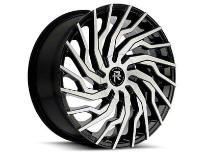 Revenge Luxury Wheels RL-101 Black Machined 6-Lug Wheel; 24x9; 25mm Offset (04-08 F-150)