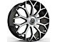 Revenge Luxury Wheels RL-105 Big Floater Black Machined 6-Lug Wheel; 26x9.5; 25mm Offset (04-08 F-150)