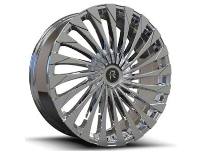 Revenge Luxury Wheels RL-106 Chrome 6-Lug Wheel; 26x10; 25mm Offset (07-13 Sierra 1500)