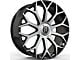 Revenge Luxury Wheels RL-105 Big Floater Black Machined 6-Lug Wheel; 24x9; 25mm Offset (07-14 Tahoe)