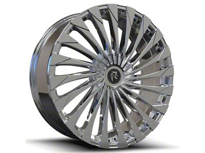 Revenge Luxury Wheels RL-106 Chrome 6-Lug Wheel; 24x9; 25mm Offset (21-24 F-150)