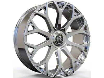 Revenge Luxury Wheels RL-105 Big Floater Chrome 6-Lug Wheel; 24x9; 25mm Offset (21-24 Yukon)