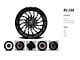 Revenge Off-Road Wheels RV-204 Black and Red Milled 6-Lug Wheel; 20x12; -44mm Offset (24-25 Ranger)