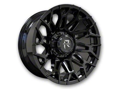 Revenge Off-Road Wheels RV-203 Satin Black 5-Lug Wheel; 20x10; -19mm Offset (02-08 RAM 1500, Excluding Mega Cab)