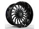 Revenge Off-Road Wheels RV-204 Black and Milled 5-Lug Wheel; 20x12; -44mm Offset (02-08 RAM 1500, Excluding Mega Cab)