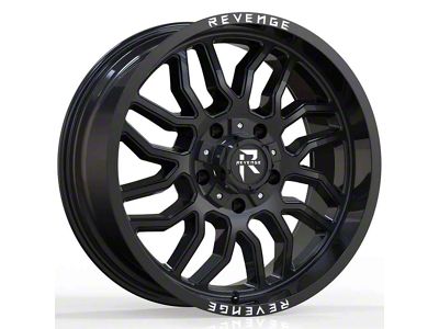 Revenge Off-Road Wheels RV-205 Gloss Black 5-Lug Wheel; 20x9; 0mm Offset (02-08 RAM 1500, Excluding Mega Cab)