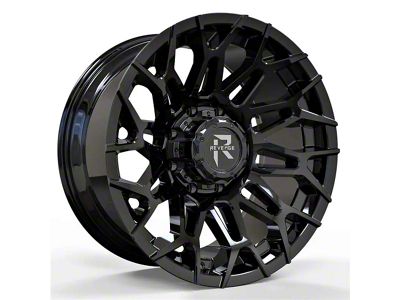 Revenge Off-Road Wheels RV-203 Gloss Black 8-Lug Wheel; 20x10; -19mm Offset (03-09 RAM 2500)