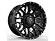 Revenge Off-Road Wheels RV-201 Black and Milled 8-Lug Wheel; 20x9; 0mm Offset (03-09 RAM 3500 SRW)