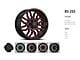 Revenge Off-Road Wheels RV-205 Black and Red Milled 6-Lug Wheel; 20x12; -44mm Offset (04-08 F-150)