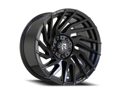 Revenge Off-Road Wheels RV-207 Gloss Black 6-Lug Wheel; 20x10; -19mm Offset (07-13 Sierra 1500)