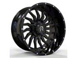 Revenge Off-Road Wheels RV-204 Gloss Black 8-Lug Wheel; 20x9; 0mm Offset (11-14 Sierra 2500 HD)