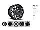 Revenge Off-Road Wheels RV-202 Black Machine 6-Lug Wheel; 20x10; -19mm Offset (07-13 Silverado 1500)