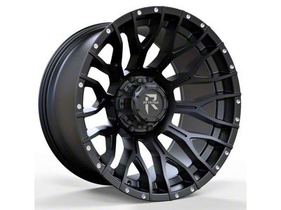 Revenge Off-Road Wheels RV-201 Satin Black with Dots 6-Lug Wheel; 20x10; -19mm Offset (07-14 Tahoe)