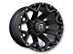 Revenge Off-Road Wheels RV-202 Satin Black with Dots 6-Lug Wheel; 20x9; 0mm Offset (07-14 Tahoe)