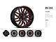 Revenge Off-Road Wheels RV-205 Black and Red Milled 6-Lug Wheel; 20x12; -44mm Offset (09-14 F-150)