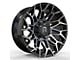 Revenge Off-Road Wheels RV-203 Black Machine 8-Lug Wheel; 20x10; -19mm Offset (11-16 F-250 Super Duty)