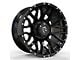 Revenge Off-Road Wheels RV-201 Gloss Black with Dots 8-Lug Wheel; 20x9; 0mm Offset (11-16 F-350 Super Duty SRW)