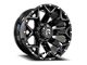 Revenge Off-Road Wheels RV-202 Gloss Black with Dots 8-Lug Wheel; 20x9; 0mm Offset (15-19 Sierra 3500 HD SRW)