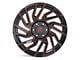 Revenge Off-Road Wheels RV-207 Black with Red Milled 6-Lug Wheel; 20x9; 0mm Offset (15-20 Tahoe)