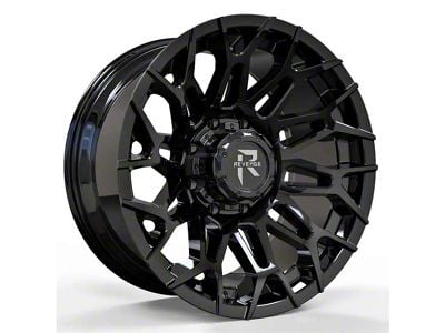 Revenge Off-Road Wheels RV-203 Gloss Black 8-Lug Wheel; 20x10; -19mm Offset (94-02 RAM 2500)