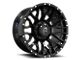 Revenge Off-Road Wheels RV-201 Satin Black with Dots 8-Lug Wheel; 20x9; 0mm Offset (94-02 RAM 3500 SRW)