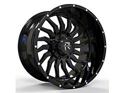 Revenge Off-Road Wheels RV-204 Gloss Black 8-Lug Wheel; 20x9; 0mm Offset (94-02 RAM 3500 SRW)