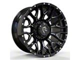 Revenge Off-Road Wheels RV-201 Black and Milled 6-Lug Wheel; 20x9; 0mm Offset (23-24 Colorado)