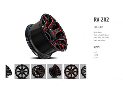 Revenge Off-Road Wheels RV-202 Satin Black with Dots 6-Lug Wheel; 20x10; -19mm Offset (19-24 RAM 1500)