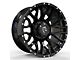 Revenge Off-Road Wheels RV-201 Gloss Black with Dots 8-Lug Wheel; 20x10; -19mm Offset (07-10 Silverado 2500 HD)
