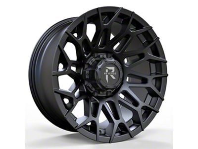Revenge Off-Road Wheels RV-203 Satin Black 8-Lug Wheel; 20x10; -19mm Offset (20-24 Silverado 3500 HD SRW)