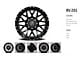 Revenge Off-Road Wheels RV-201 Black and Milled 6-Lug Wheel; 22x12; -44mm Offset (21-24 Yukon)