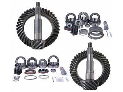 Revolution Gear & Axle Ford 9.75-Inch Front/8.8-Inch Rear Axle Ring and Pinion Gear Kit; 4.56 Gear Ratio (00-07 F-150)