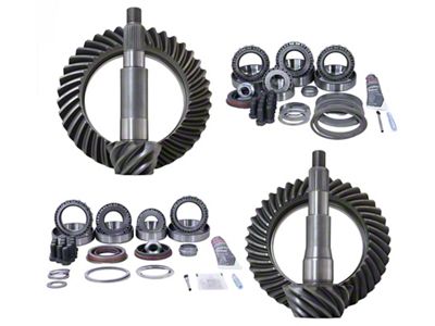 Revolution Gear & Axle GM 9.50-Inch Front Axle/8.25-Inch Rear Axle Ring and Pinion Gear Kit; 4.56 Gear Ratio (14-25 5.3L Sierra 1500)