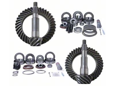 Revolution Gear & Axle GM 11.50-Inch Front Axle/Chrysler 9.25-Inch Rear Axle Ring and Pinion Gear Kit; 4.10 Gear Ratio (11-19 Sierra 3500 HD)