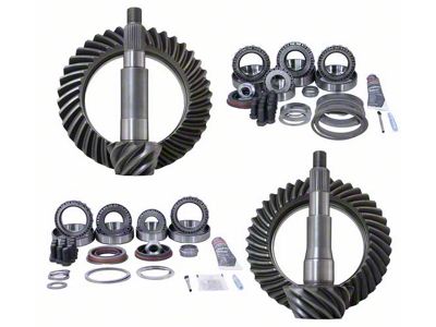 Revolution Gear & Axle GM 11.50-Inch Front Axle/Chrysler 9.25-Inch Rear Axle Ring and Pinion Gear Kit; 4.56 Gear Ratio (11-19 Sierra 3500 HD)