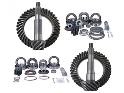 Revolution Gear & Axle GM 9.50-Inch Front Axle/8.25-Inch Rear Axle Ring and Pinion Gear Kit; 4.56 Gear Ratio (14-24 5.3L Silverado 1500)