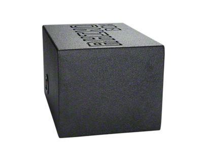 Rhino Box Single 8-Inch Slot Ported Subwoofer Box; Poly Coated (Universal; Some Adaptation May Be Required)