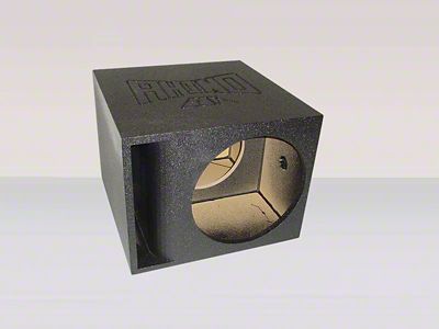 Rhino Box Single 15-Inch Super Bass Horn Ported Subwoofer Box; Poly Coated (Universal; Some Adaptation May Be Required)