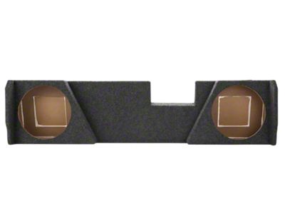 Rhino Box Dual 10-Inch Under Rear Seat Ported Subwoofer Box; Carpeted (15-25 Silverado 2500 HD Double Cab)